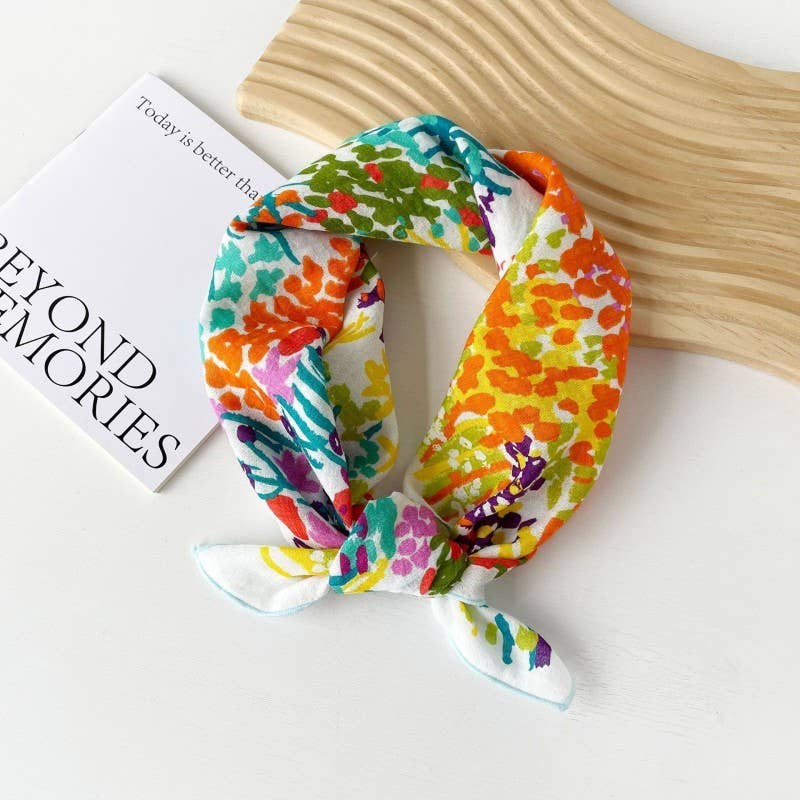 Petal Canvas Bandana Scarf