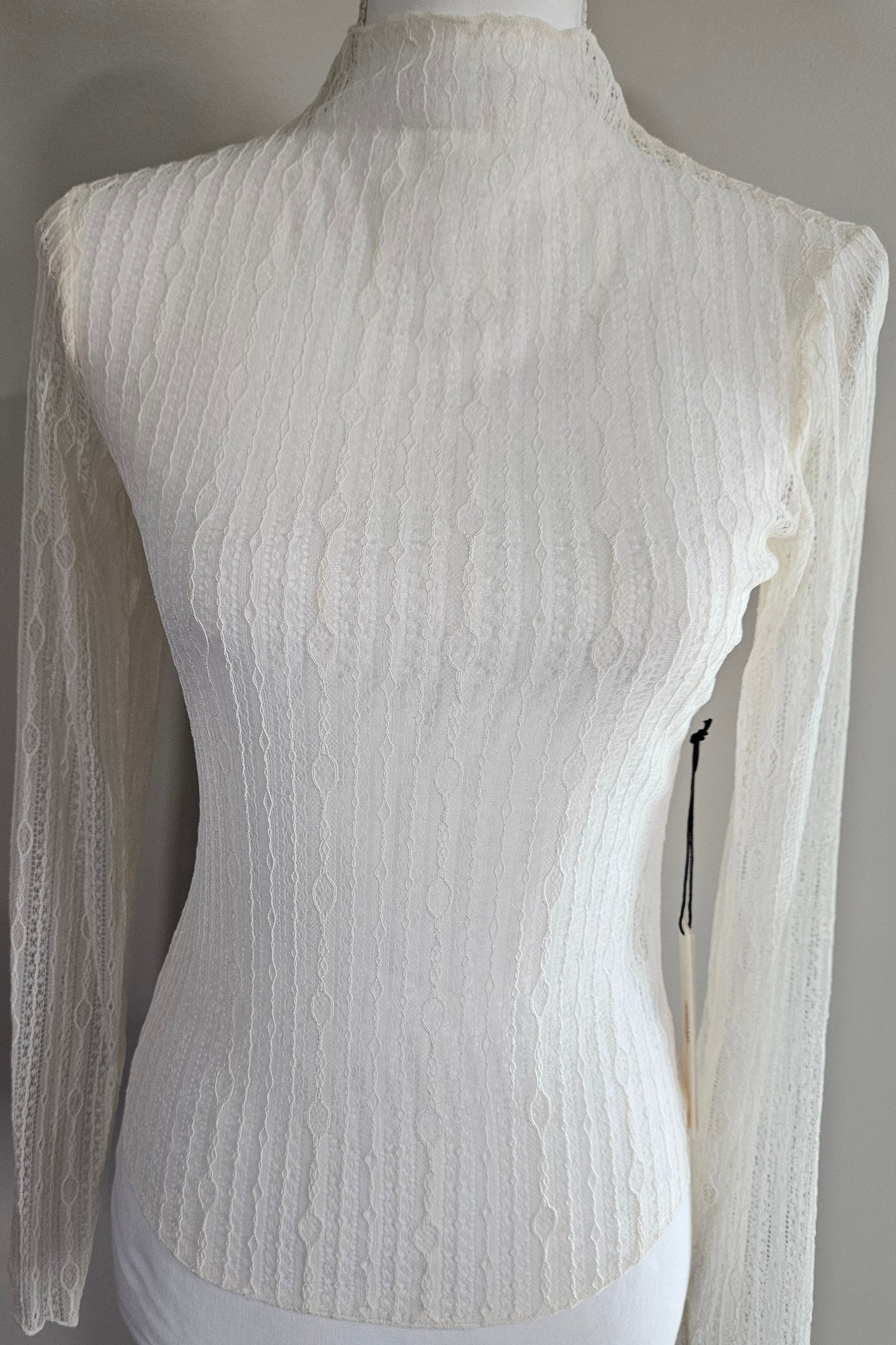 Ivory Lace Layering Top