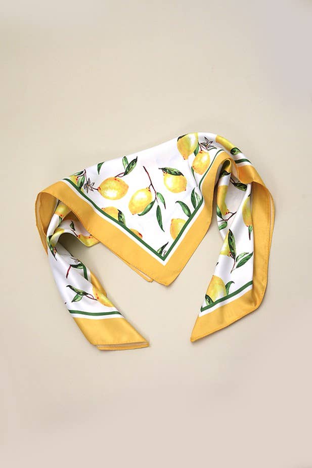 Zesty Bloom Bandana Scarf