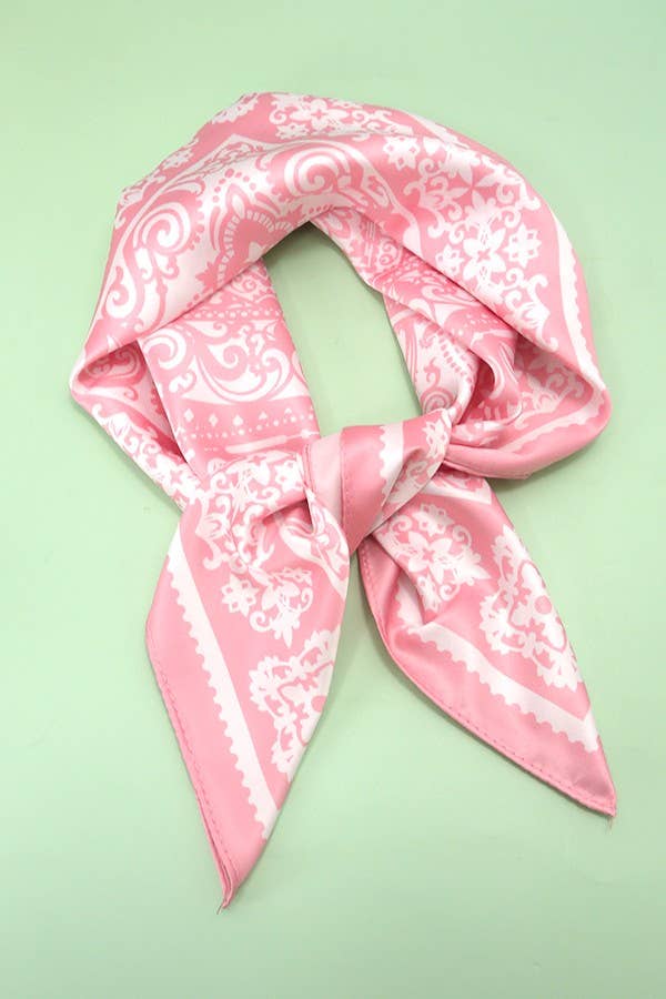 Pink Mirage Bandana Scarf