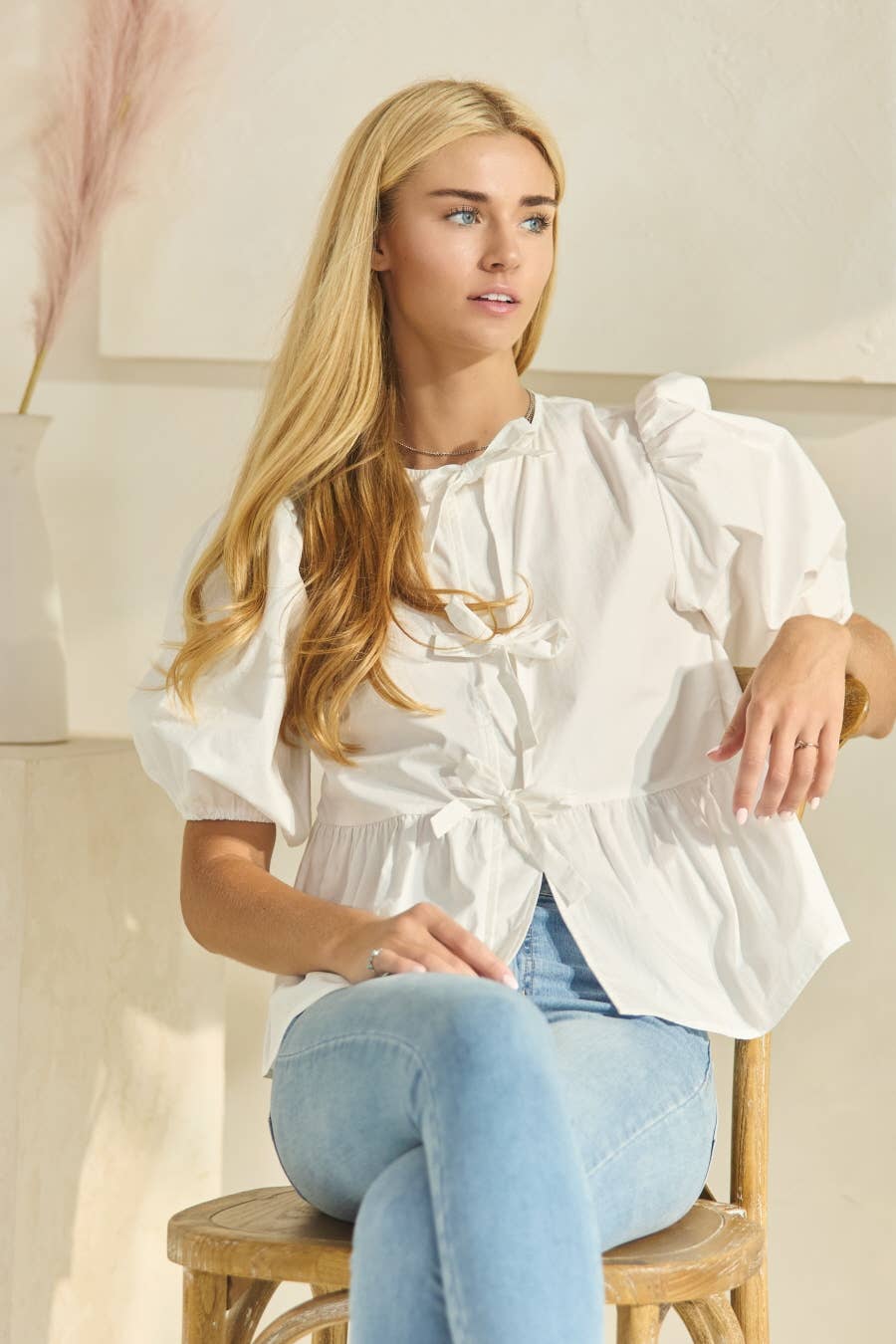 The White Whisper Blouse