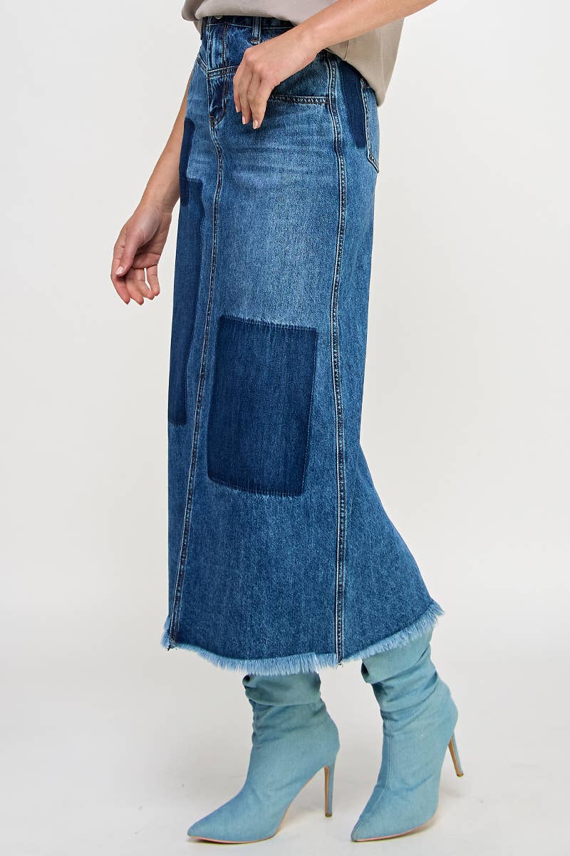 The Revival Denim Skirt