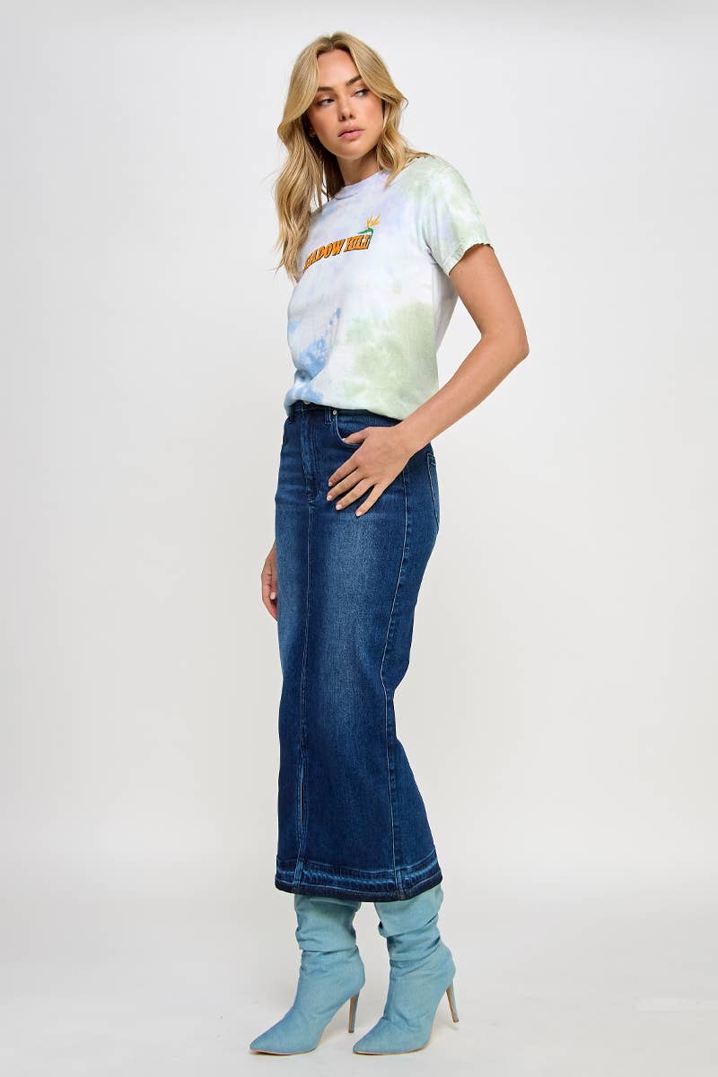 The Driftwood Denim Maxi