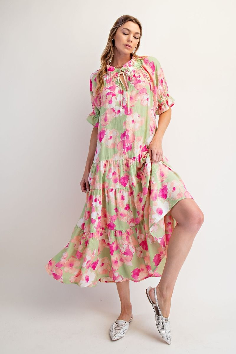 Blooming Beauty Tiered Dress