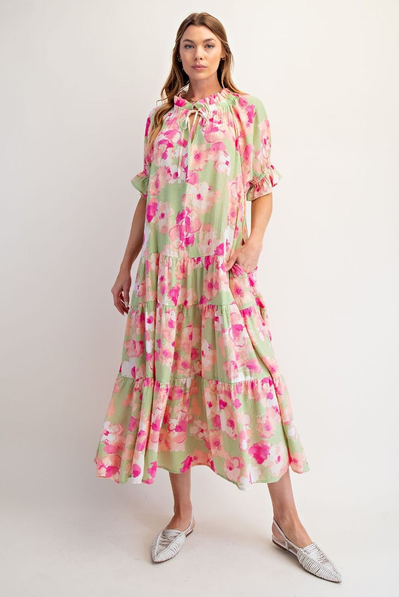 Blooming Beauty Tiered Dress