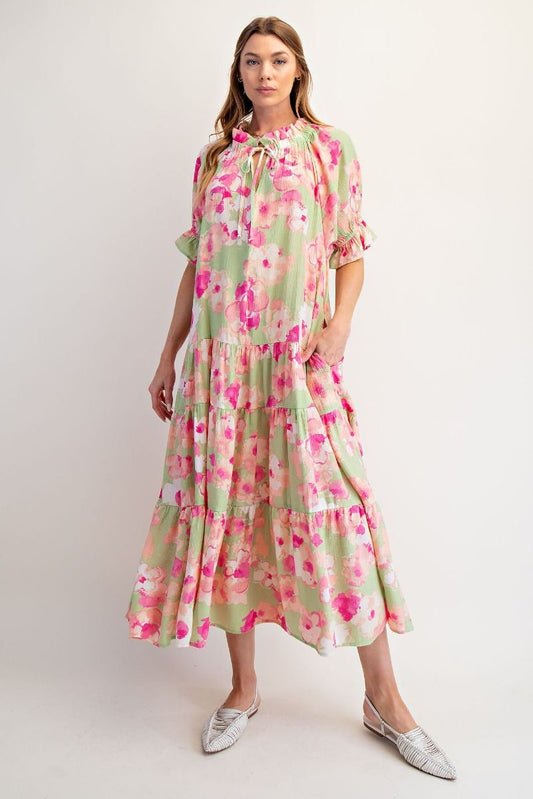 Blooming Beauty Tiered Dress