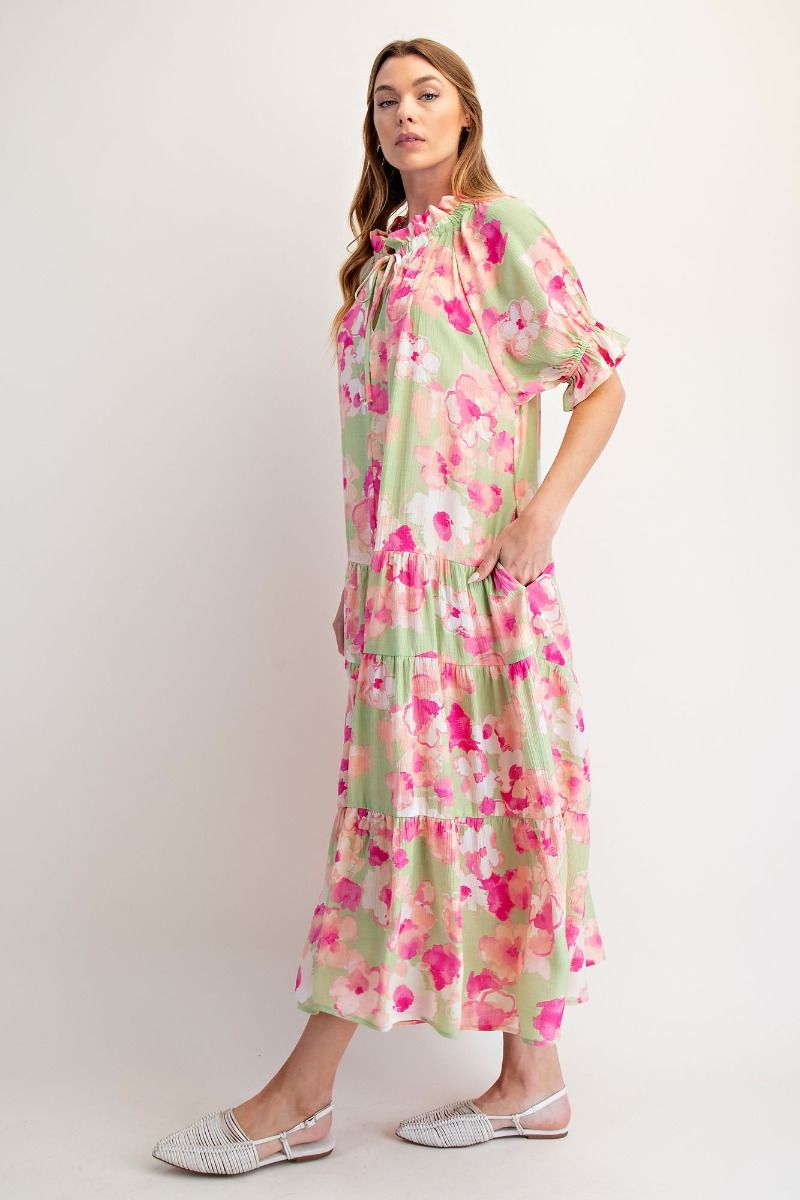 Blooming Beauty Tiered Dress