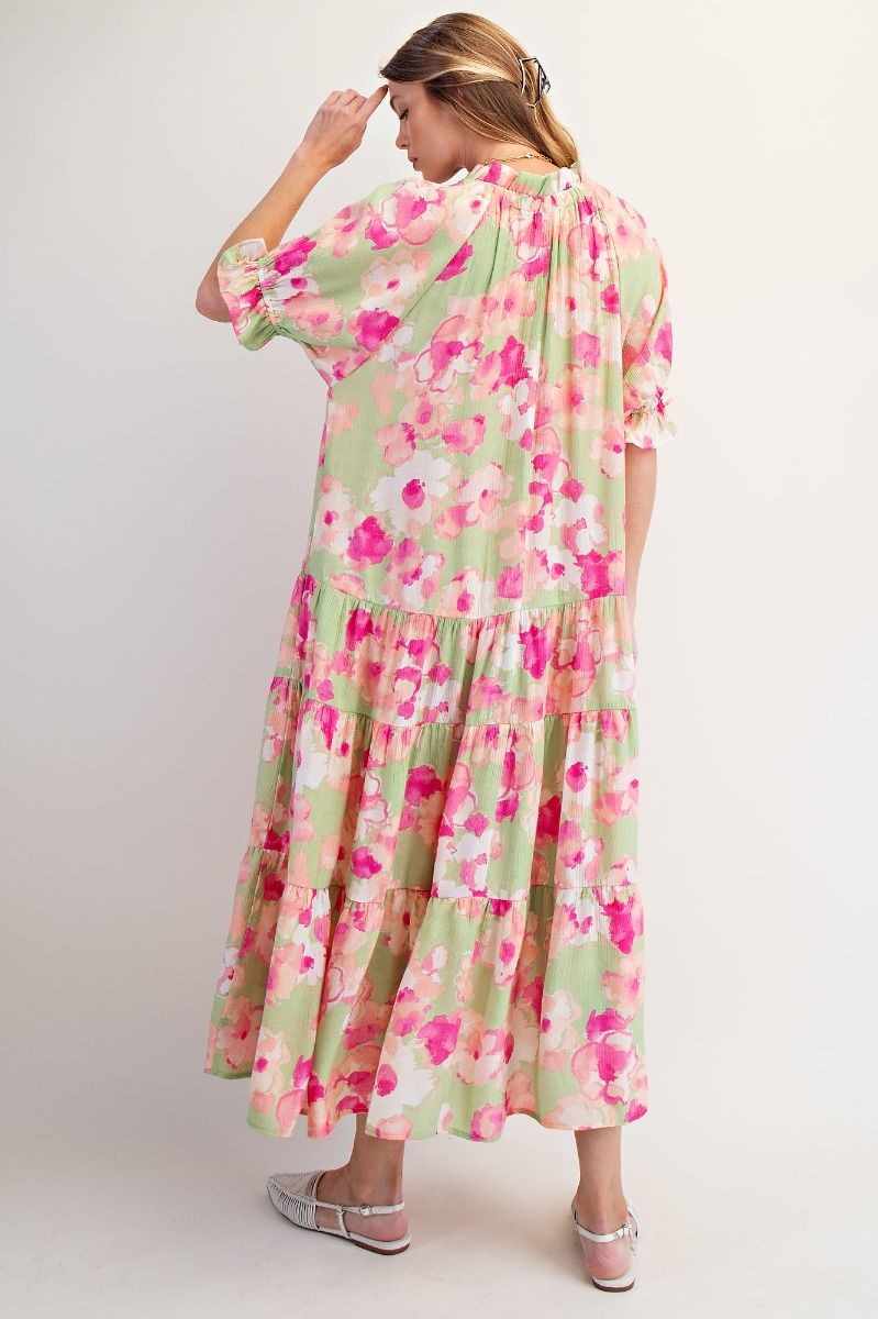 Blooming Beauty Tiered Dress