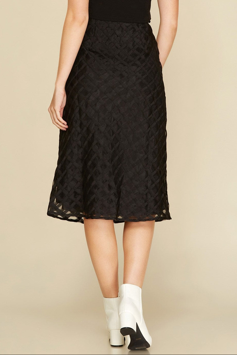 Black Lattice Midi