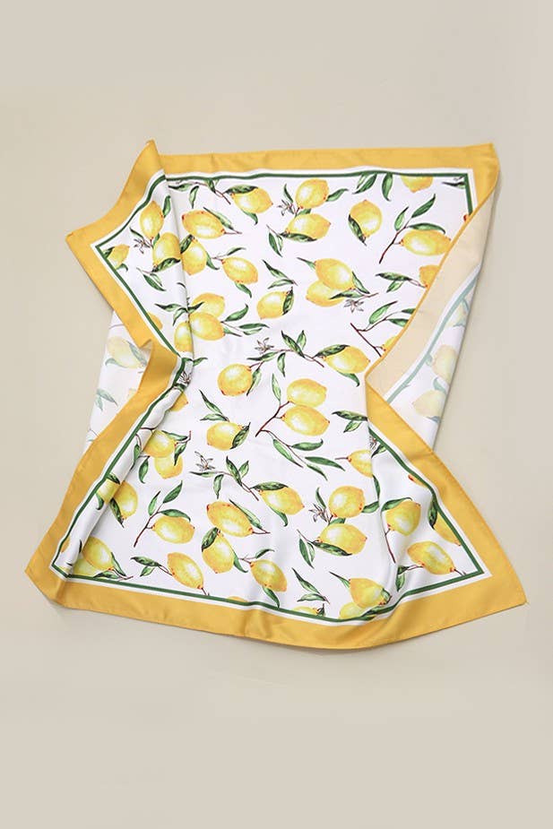 Zesty Bloom Bandana Scarf