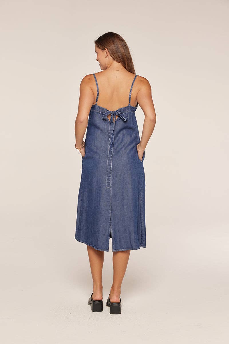Classic Americana Denim Dress