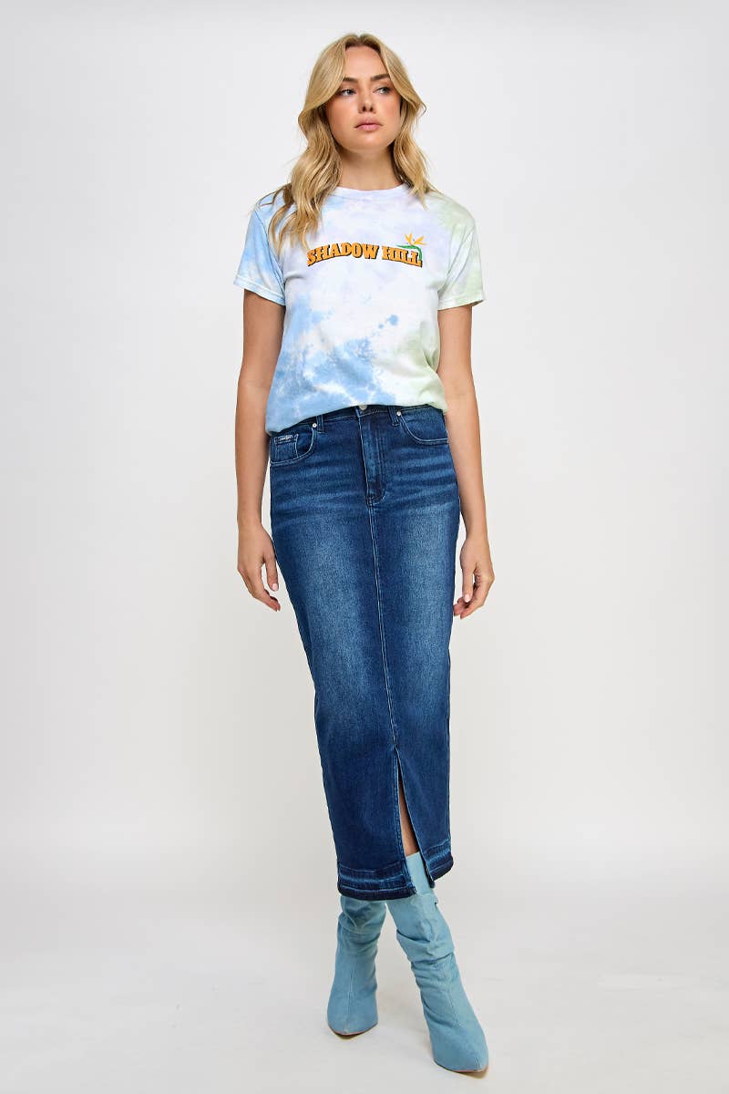 The Driftwood Denim Maxi