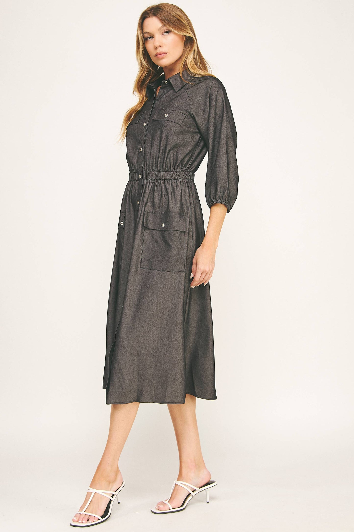Chloe Chambray Midi