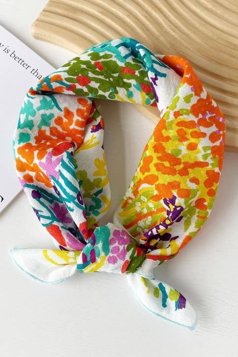 Petal Canvas Bandana Scarf