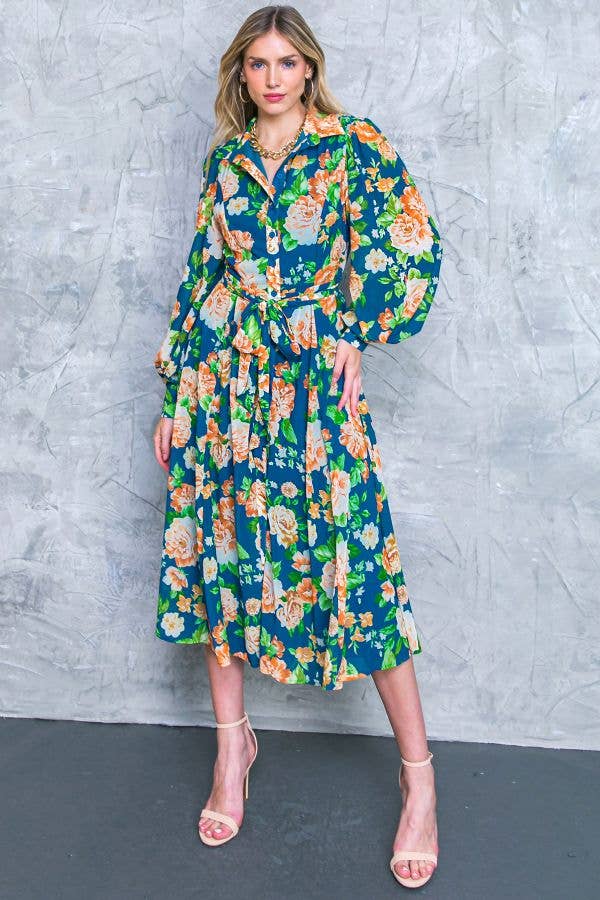 The Margaret Button Midi