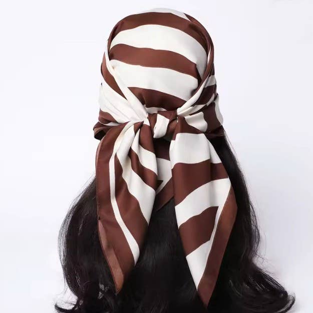 Wild Elegance Zebra Scarf