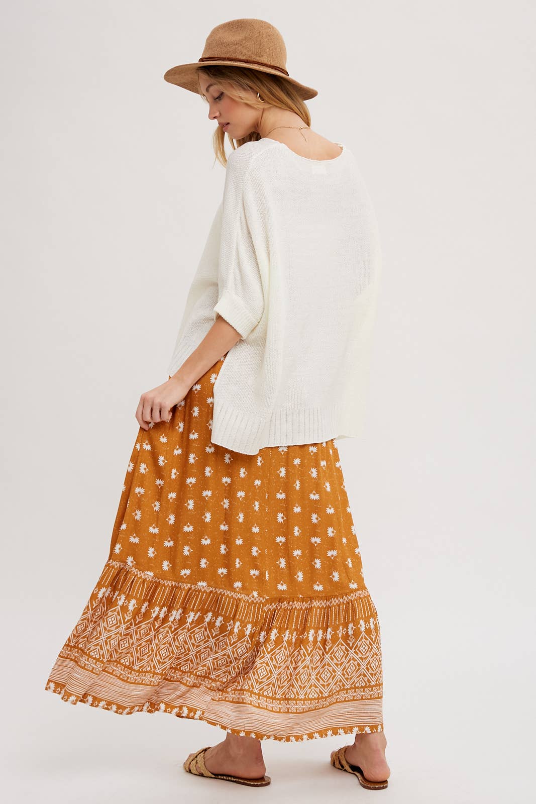 Terracotta Horizon Boho Maxi