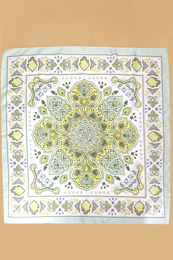Minted Paisley Bandana Scarf