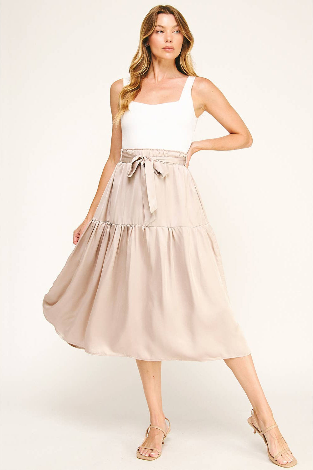 Sahara Satin Skirt