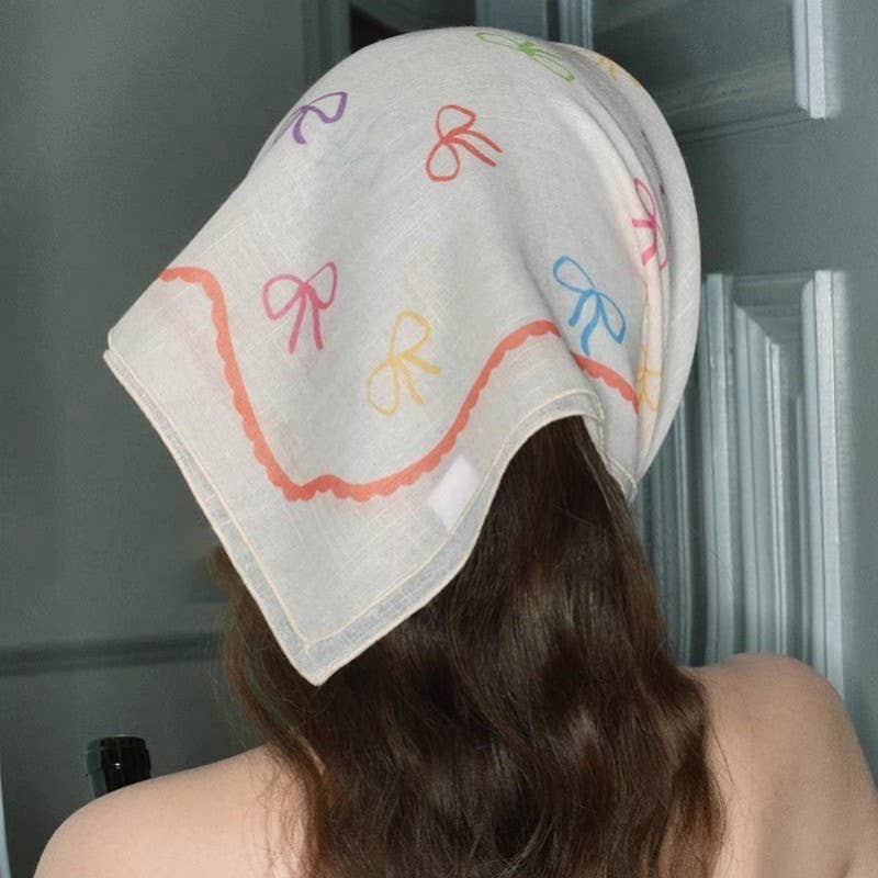 Confetti Bows Bandana Scarf