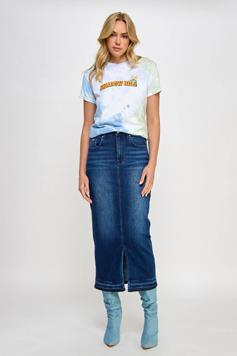 The Driftwood Denim Maxi