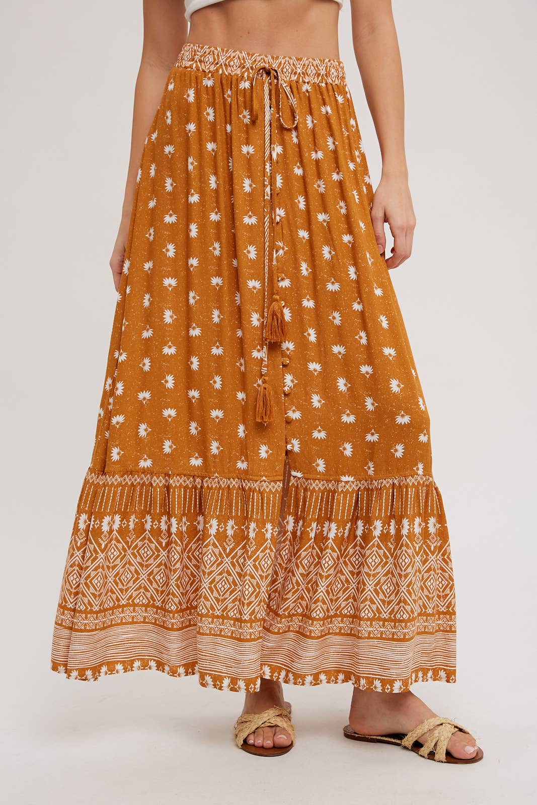 Terracotta Horizon Boho Maxi