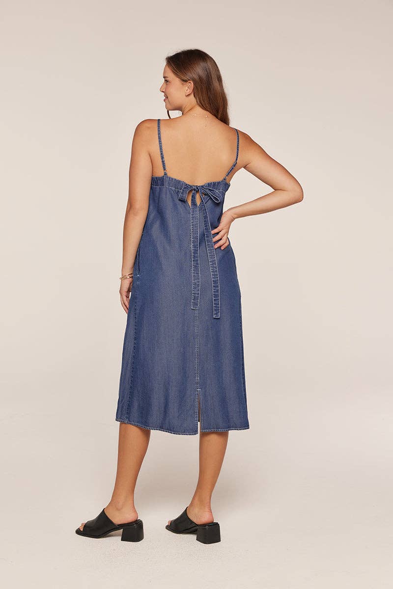 Classic Americana Denim Dress