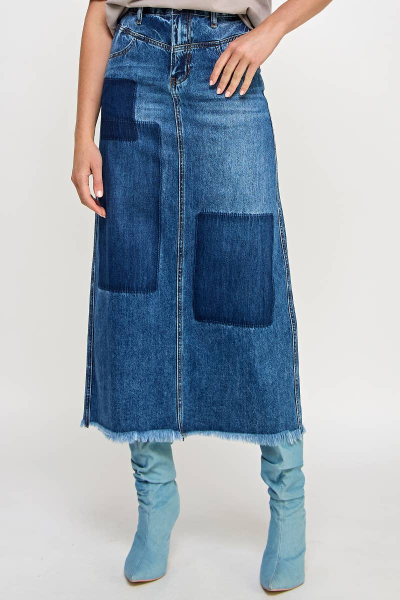 The Revival Denim Skirt