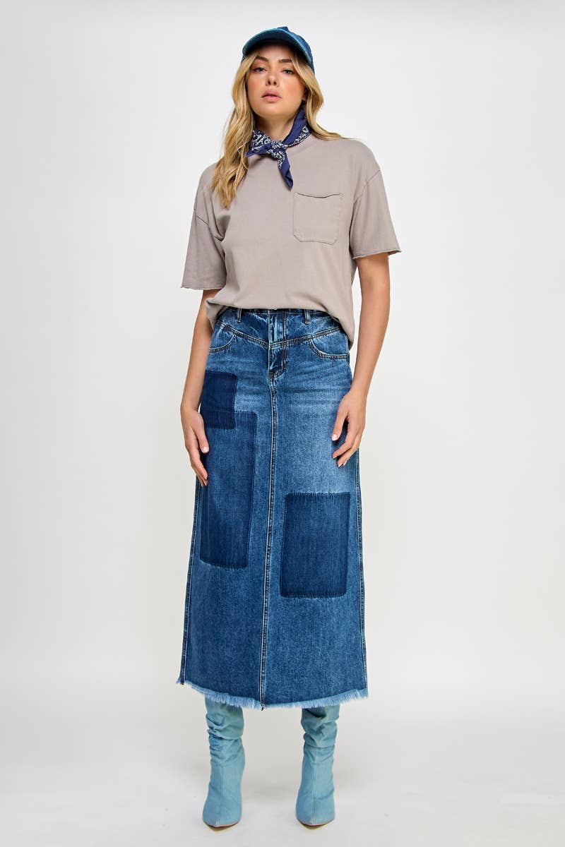 The Revival Denim Skirt