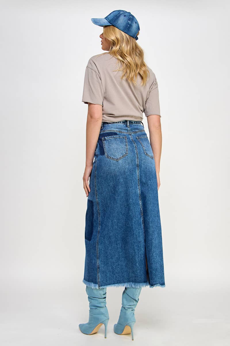 The Revival Denim Skirt