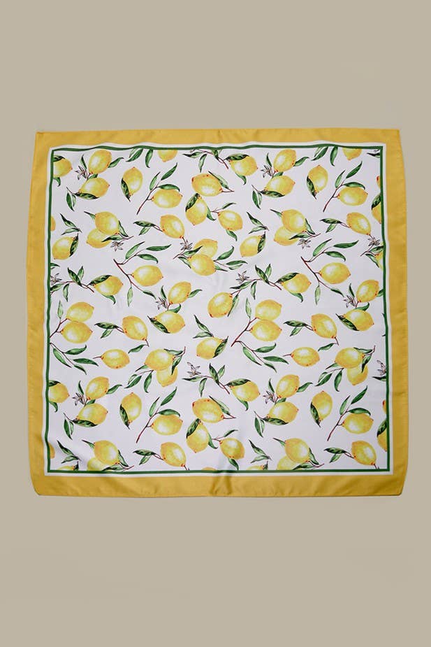 Zesty Bloom Bandana Scarf