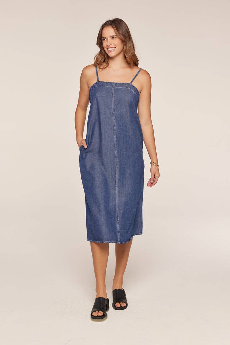 Classic Americana Denim Dress