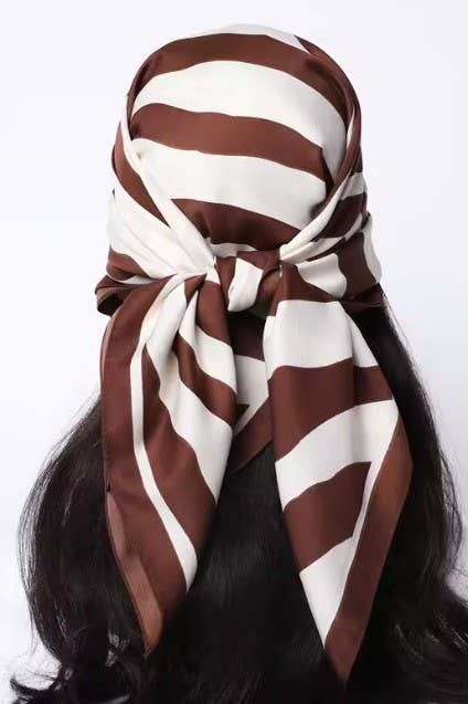 Wild Elegance Zebra Scarf