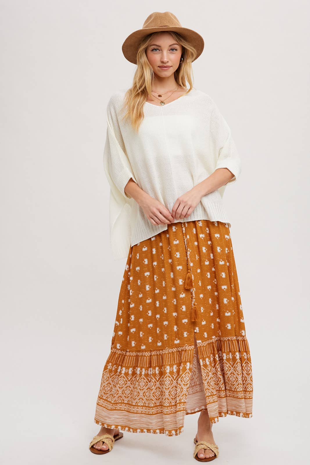 Terracotta Horizon Boho Maxi