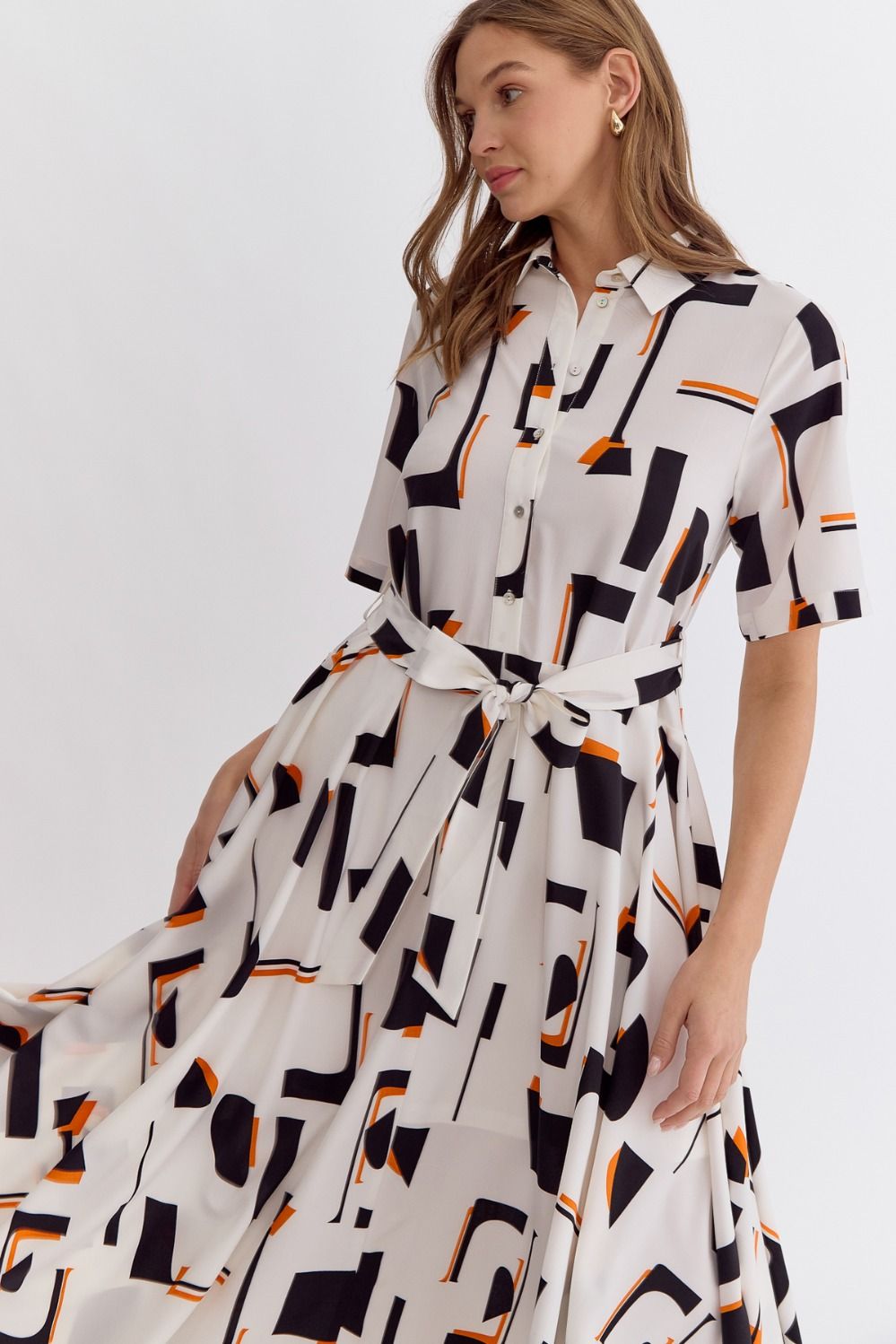 Black & Blush Classic Midi