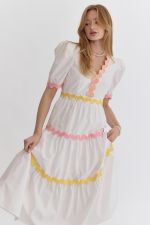 Sunny Day Rick Rack Dress