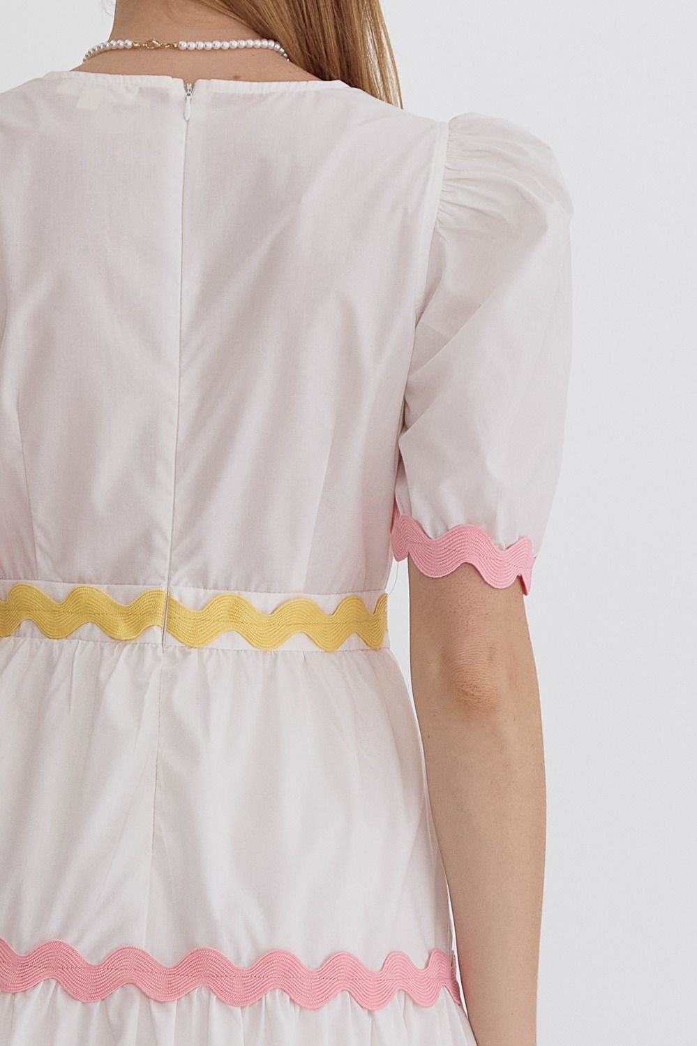 Sunny Day Rick Rack Dress