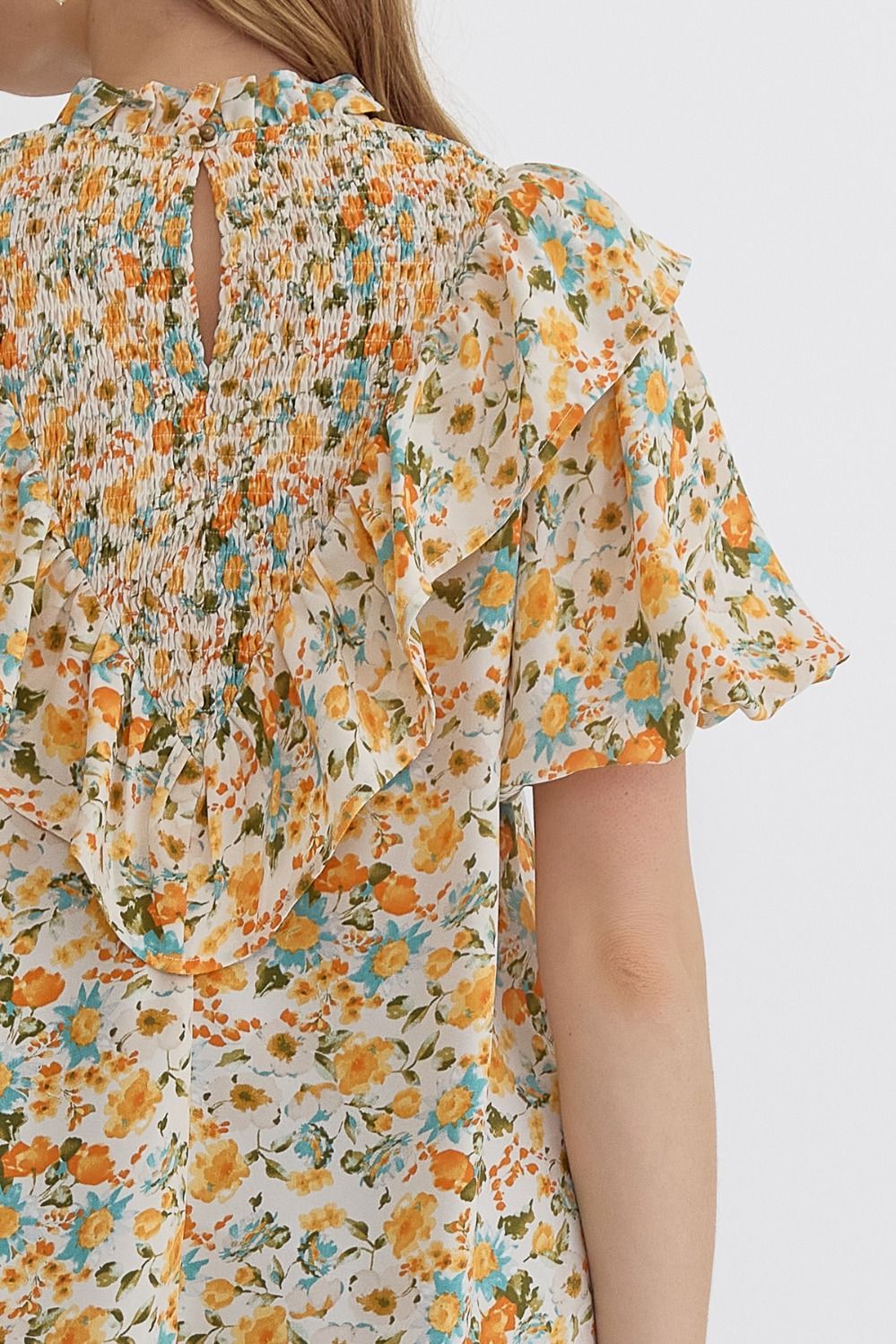 Wildflower Ruffle Blouse