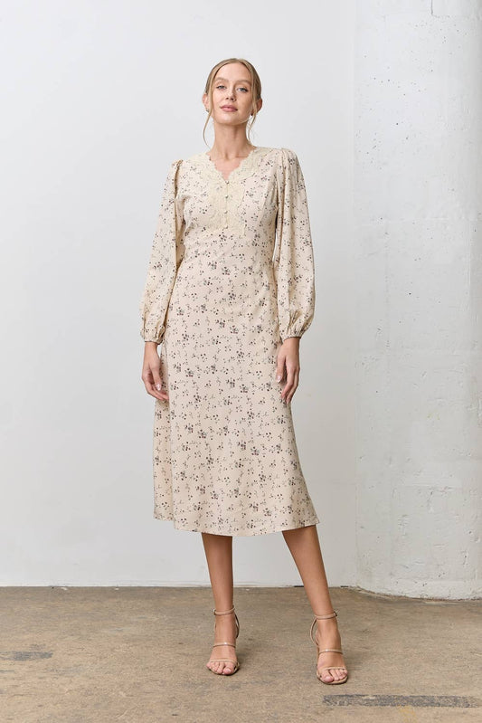 Chantilly Floral Midi