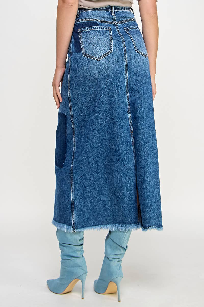 The Revival Denim Skirt
