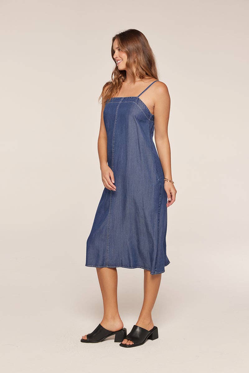 Classic Americana Denim Dress