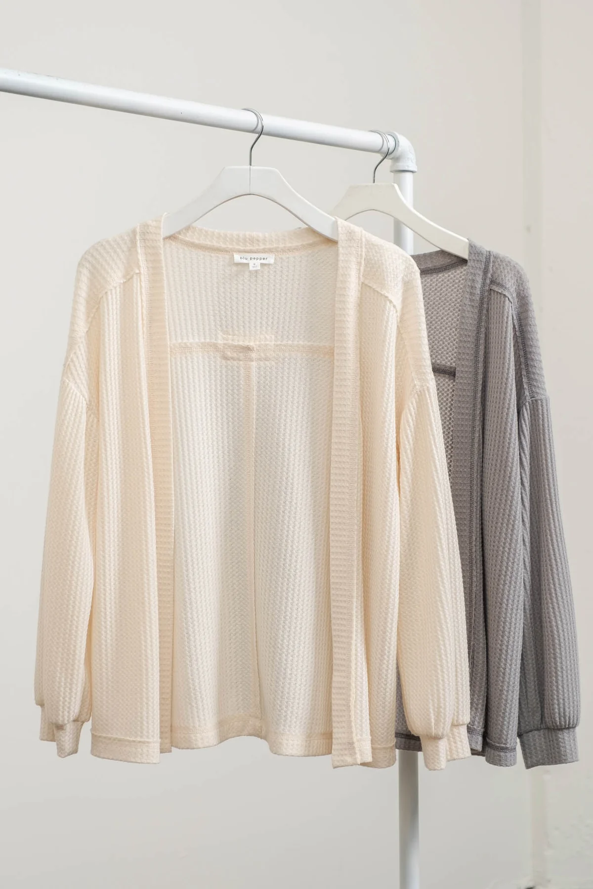 Raw Edge Cardigan- Cream